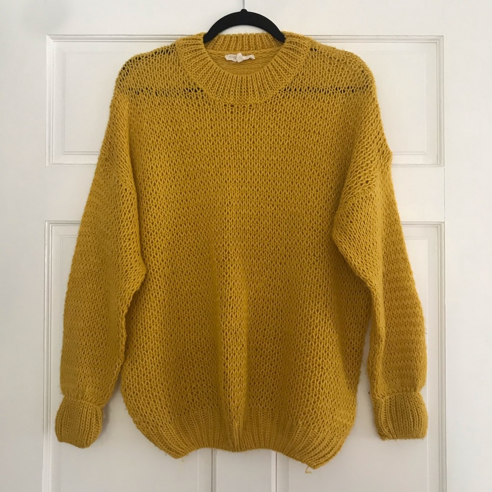 Marshalls Slouchy Mustard Yellow Sweater